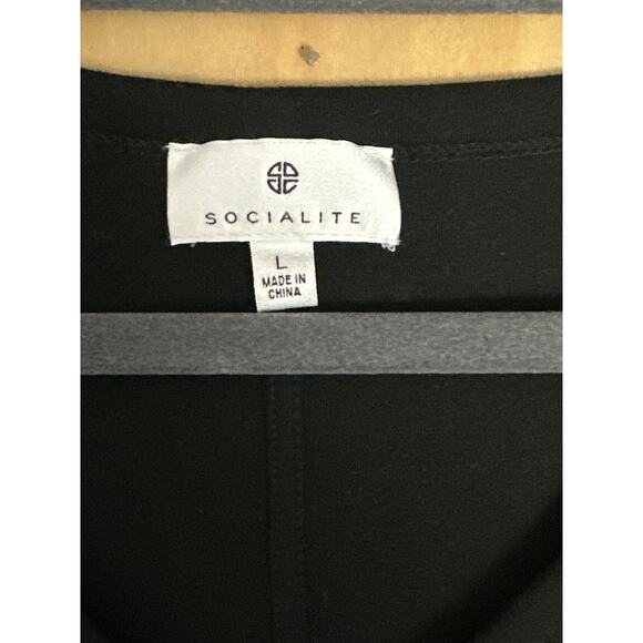 Socialite Dress Womens Large Faux Wrapped - Picture 5 of 8